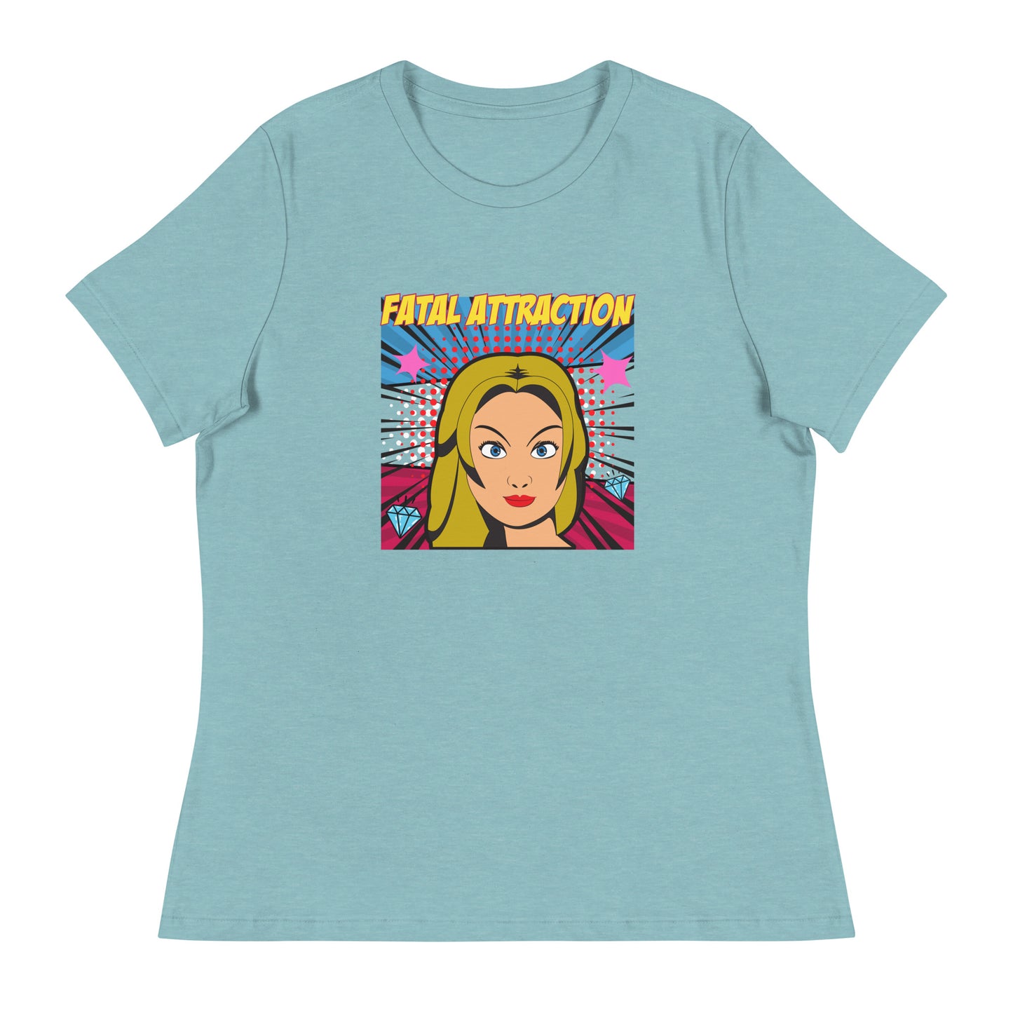 Fatal Attraction pop art Women's Relaxed T-Shirt