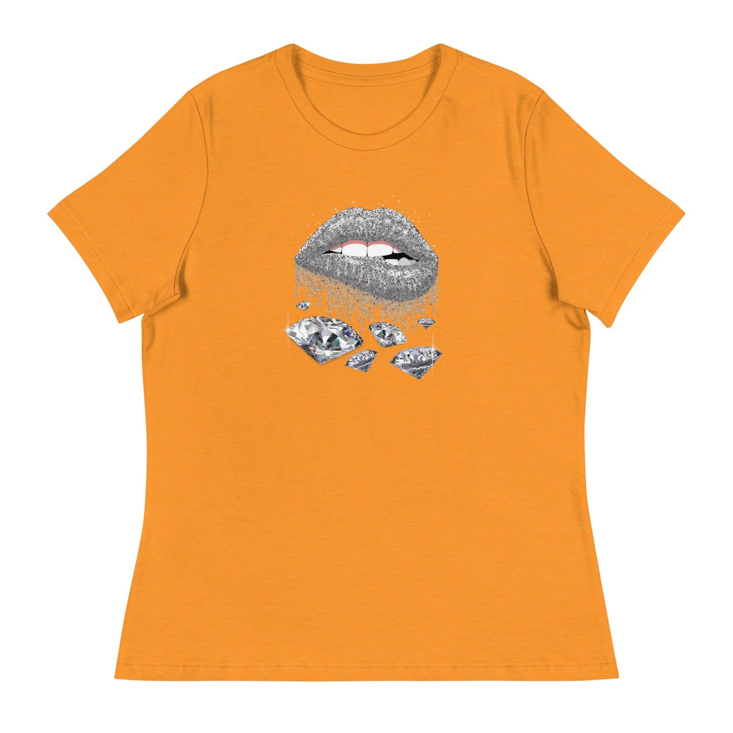 Diamond Lips Women's Relaxed T-Shirt