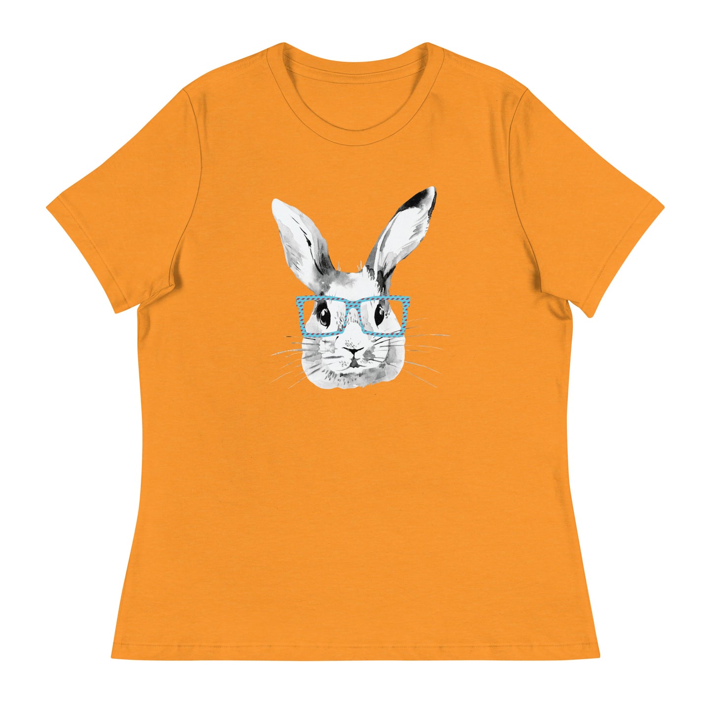 Easter Bunny with glasses Women's Relaxed T-Shirt