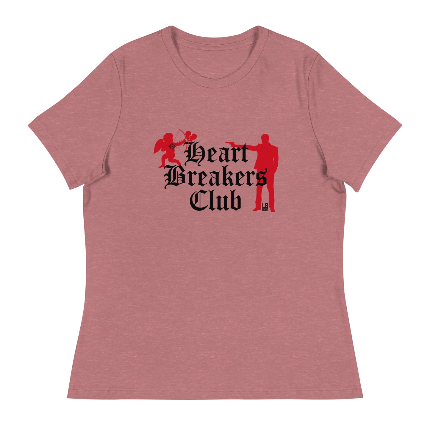 Cupid's "Heart Breakers Club" Women's Relaxed T-Shirt