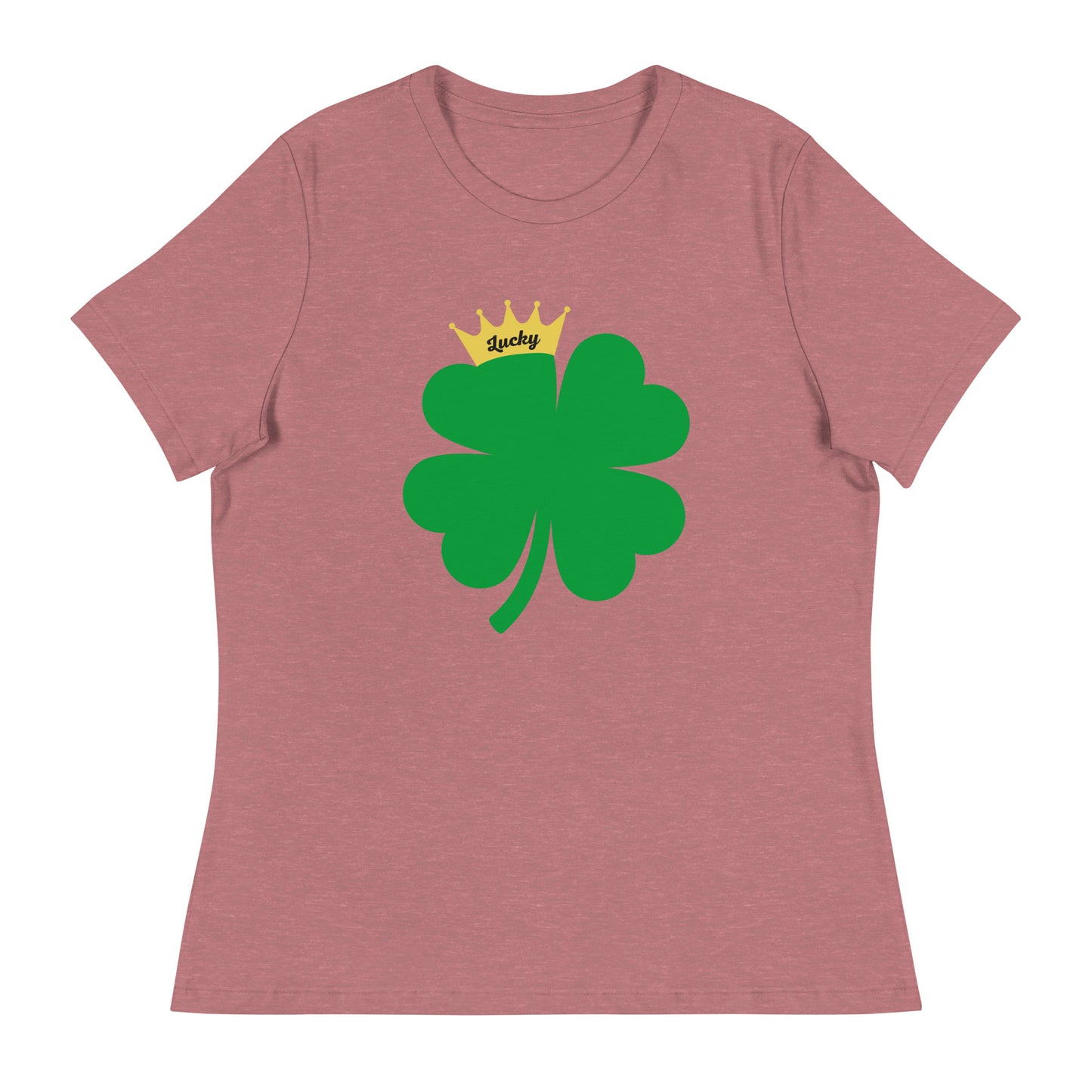 Lucky Crown Clover Women's Relaxed T-Shirt