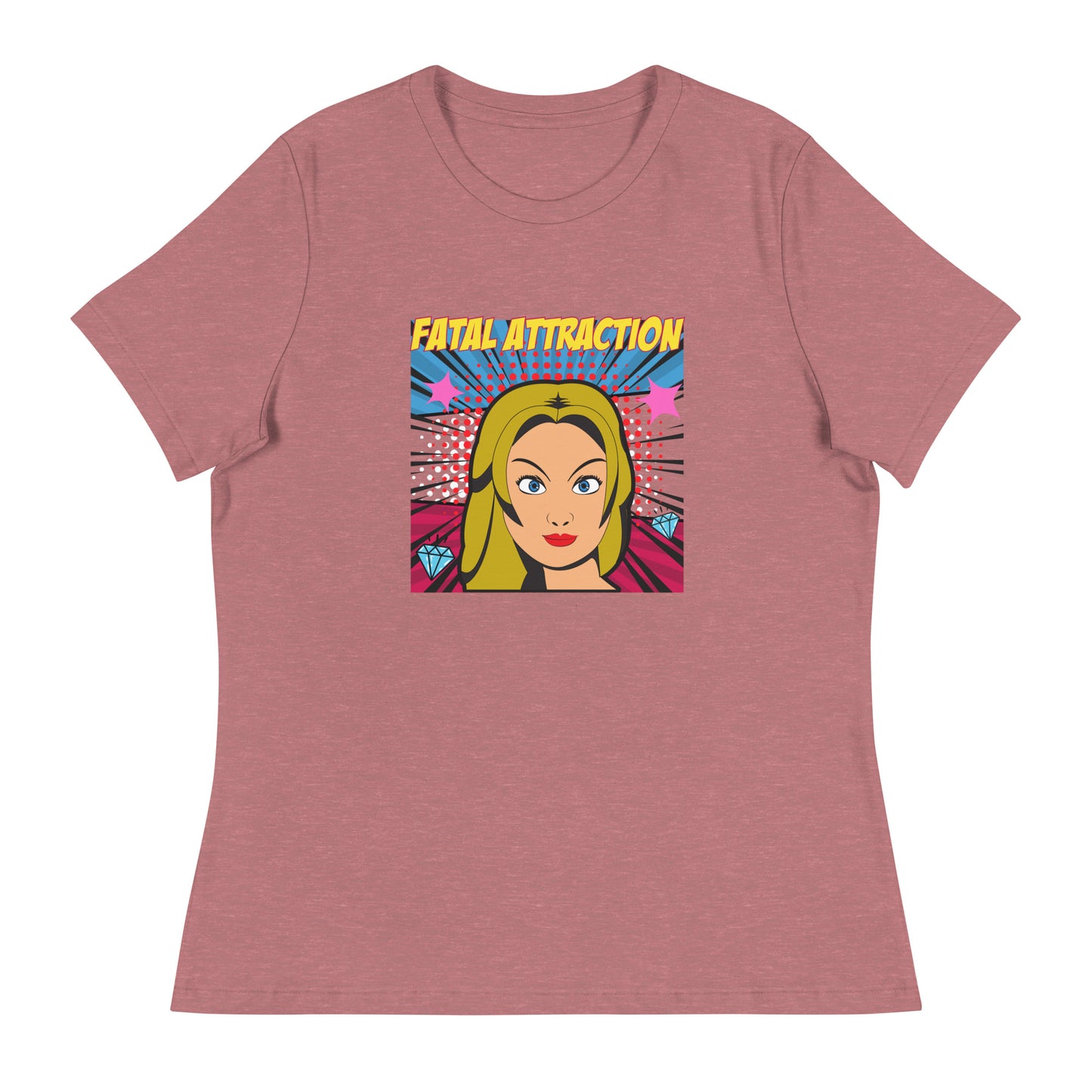 Fatal Attraction pop art Women's Relaxed T-Shirt