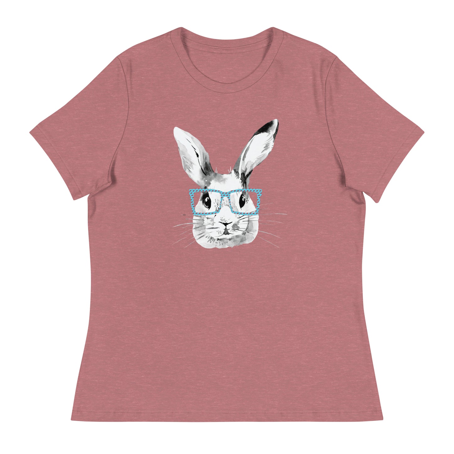 Easter Bunny with glasses Women's Relaxed T-Shirt