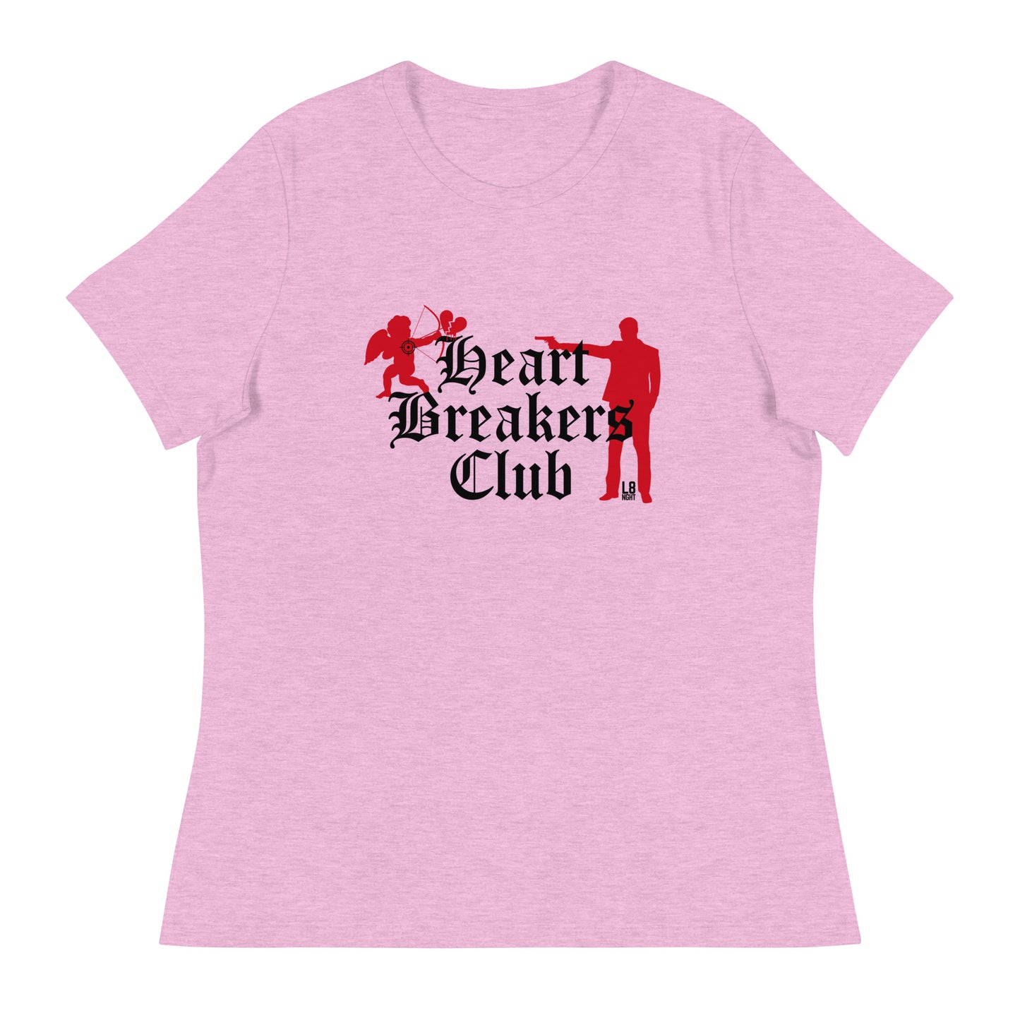 Cupid's "Heart Breakers Club" Women's Relaxed T-Shirt