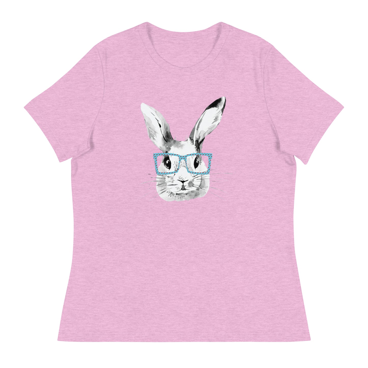 Easter Bunny with glasses Women's Relaxed T-Shirt