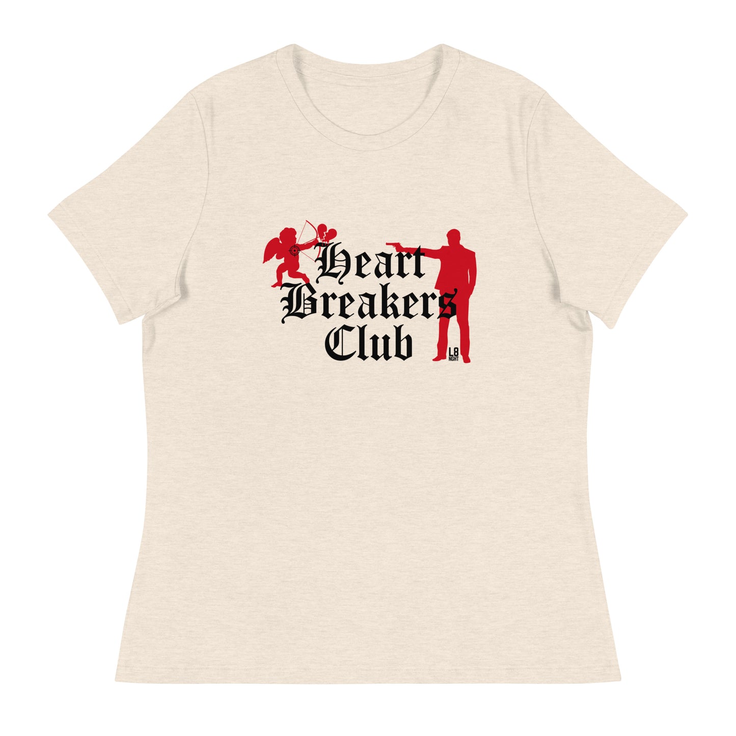 Cupid's "Heart Breakers Club" Women's Relaxed T-Shirt