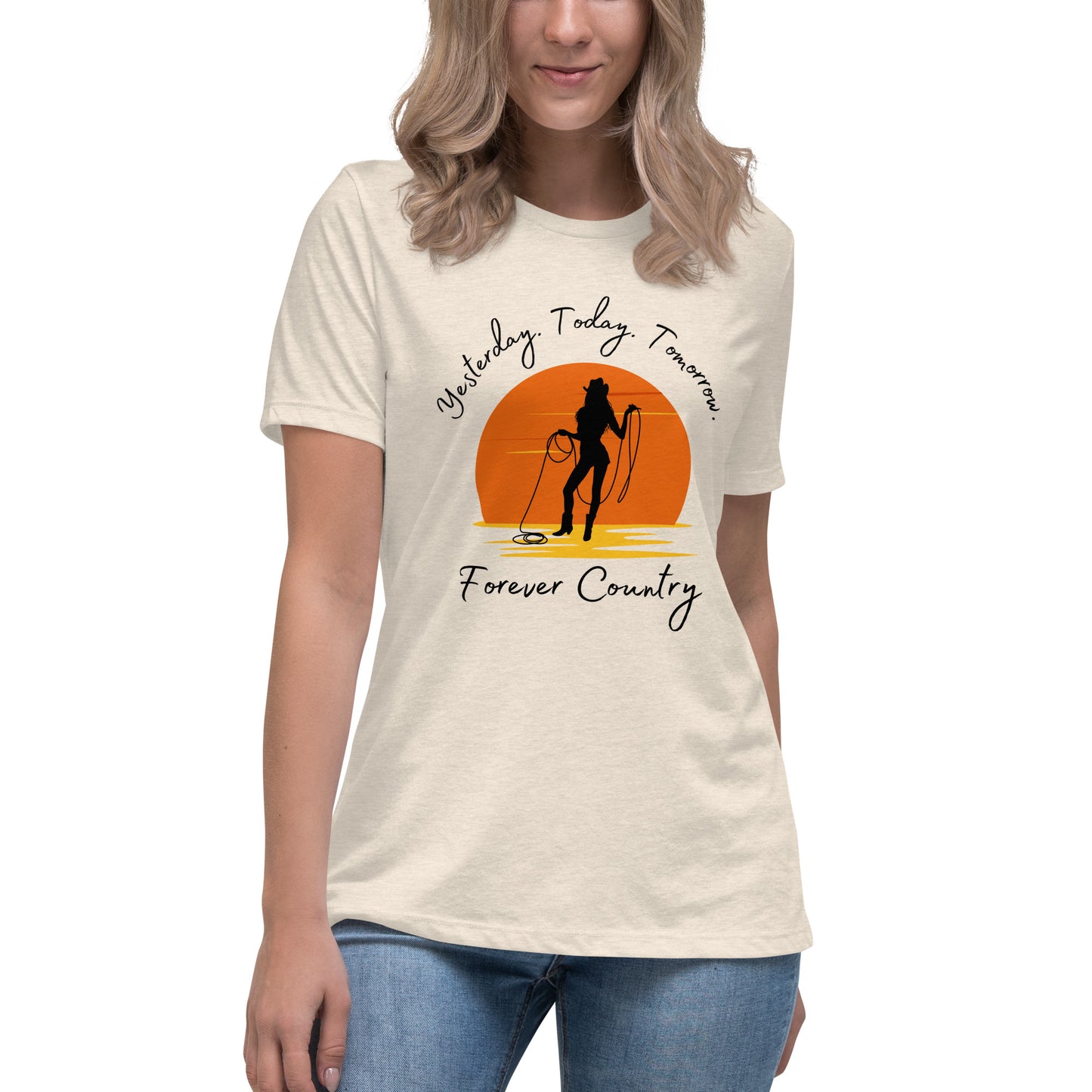 Forever Country - Cowgirl Up Women's Relaxed T-Shirt