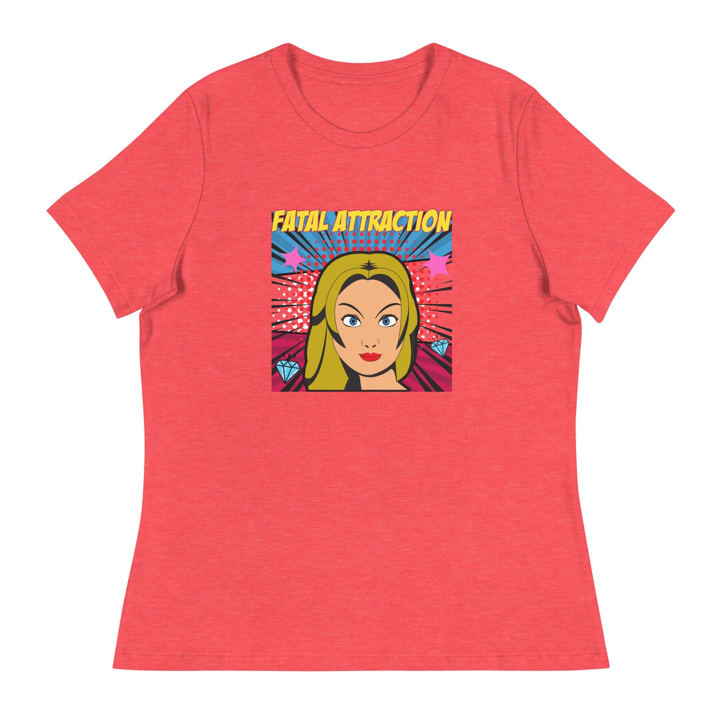 Fatal Attraction pop art Women's Relaxed T-Shirt
