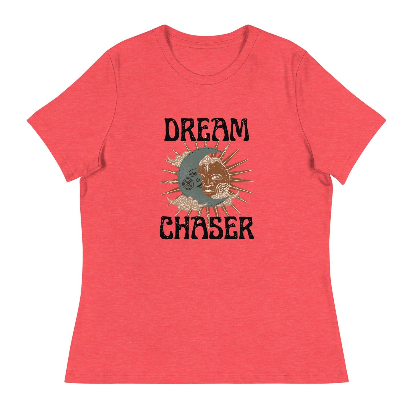 Dream Chaser sun moon Women's Relaxed T-Shirt