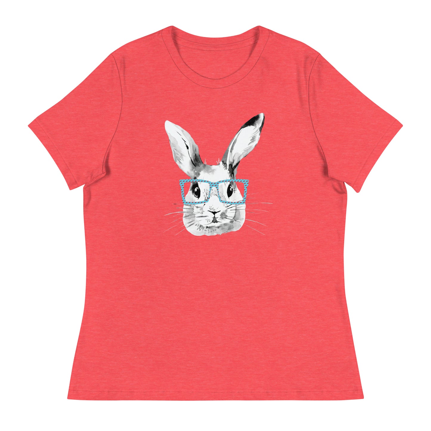 Easter Bunny with glasses Women's Relaxed T-Shirt