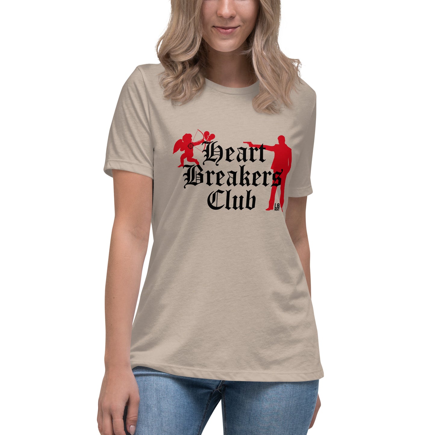 Cupid's "Heart Breakers Club" Women's Relaxed T-Shirt