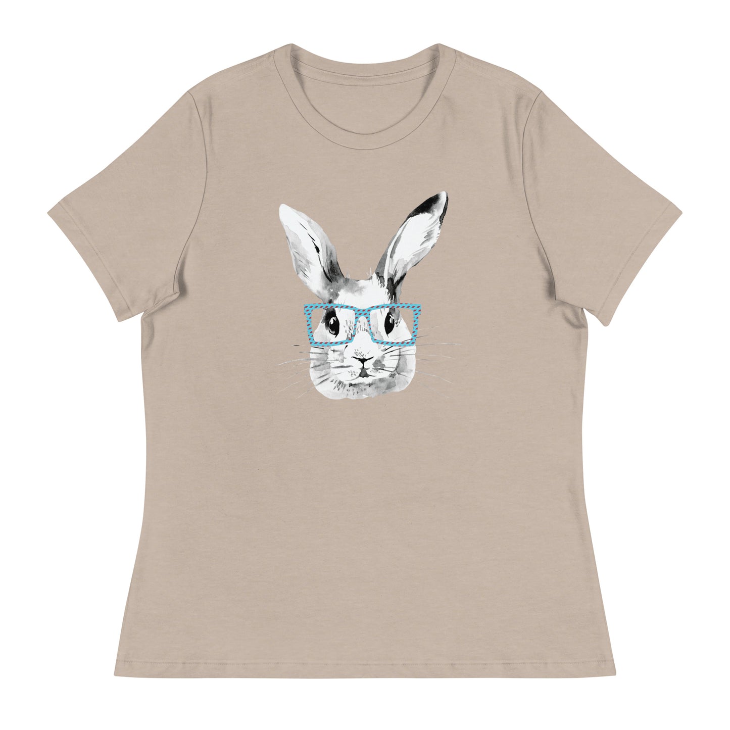 Easter Bunny with glasses Women's Relaxed T-Shirt