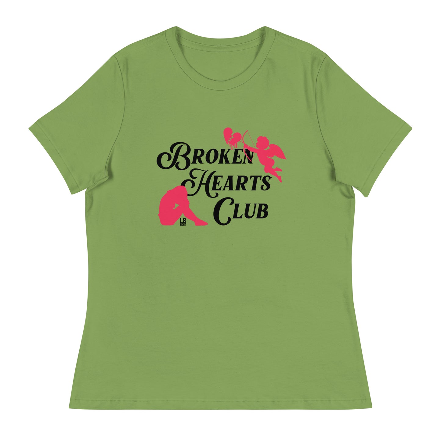 Cupid's "Broken Hearts Club" Women's Relaxed T-Shirt