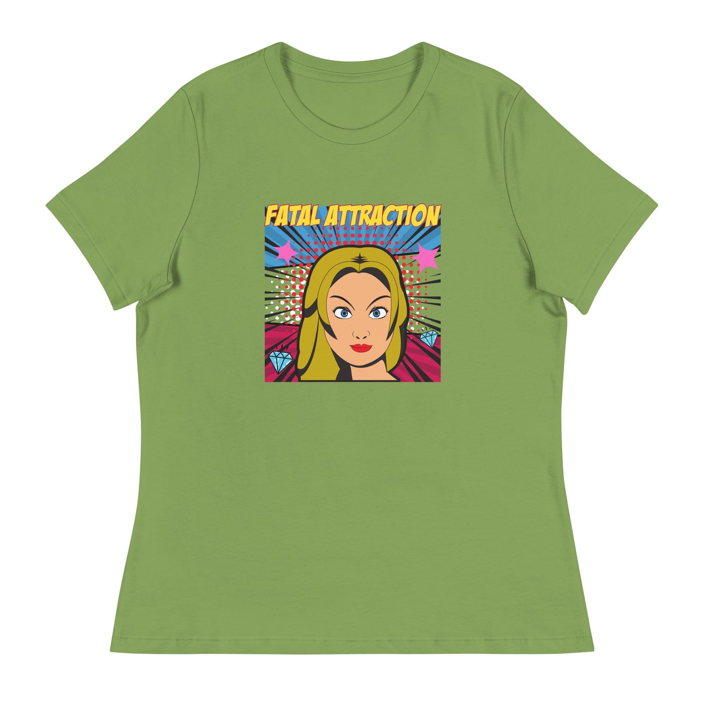 Fatal Attraction pop art Women's Relaxed T-Shirt