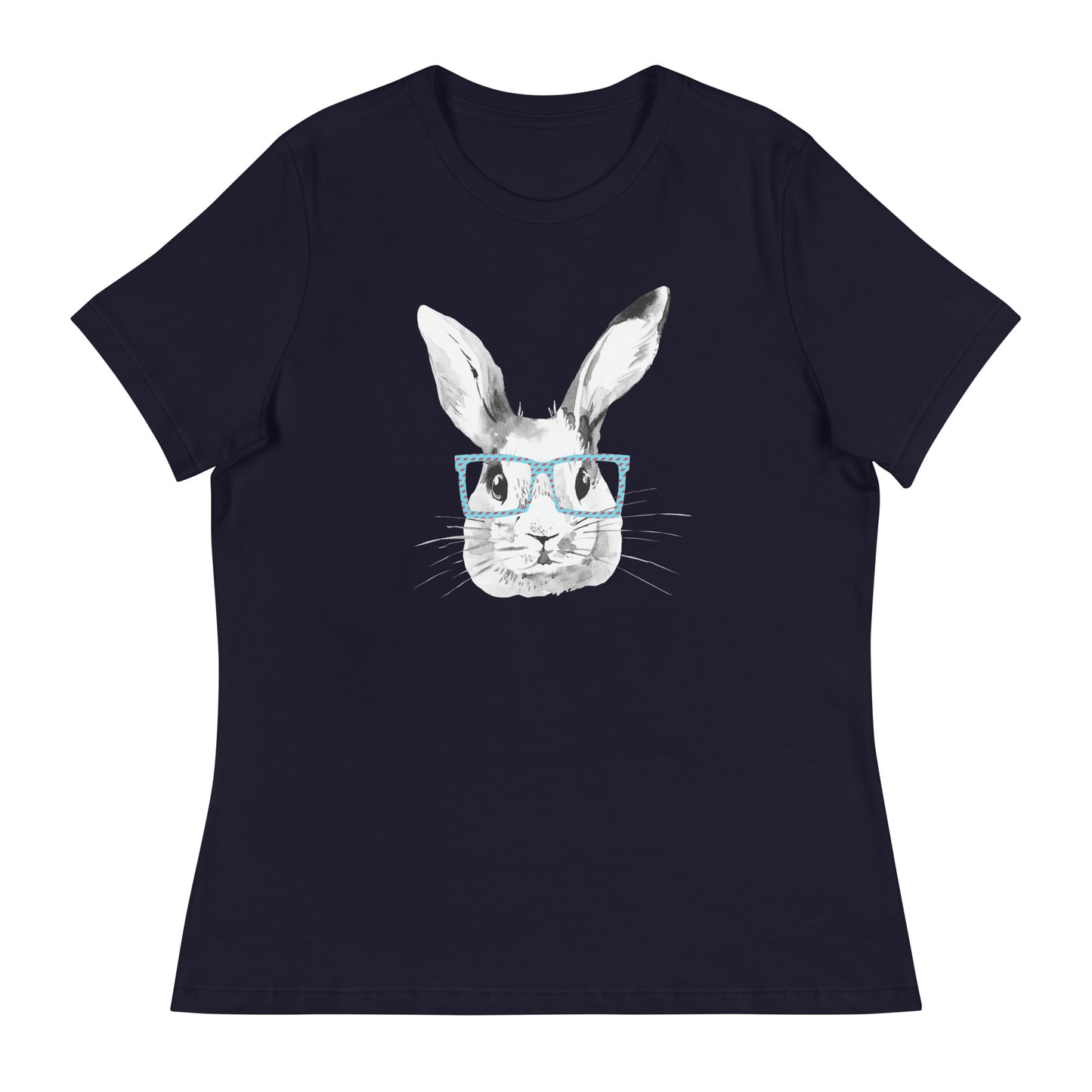 Easter Bunny with glasses Women's Relaxed T-Shirt