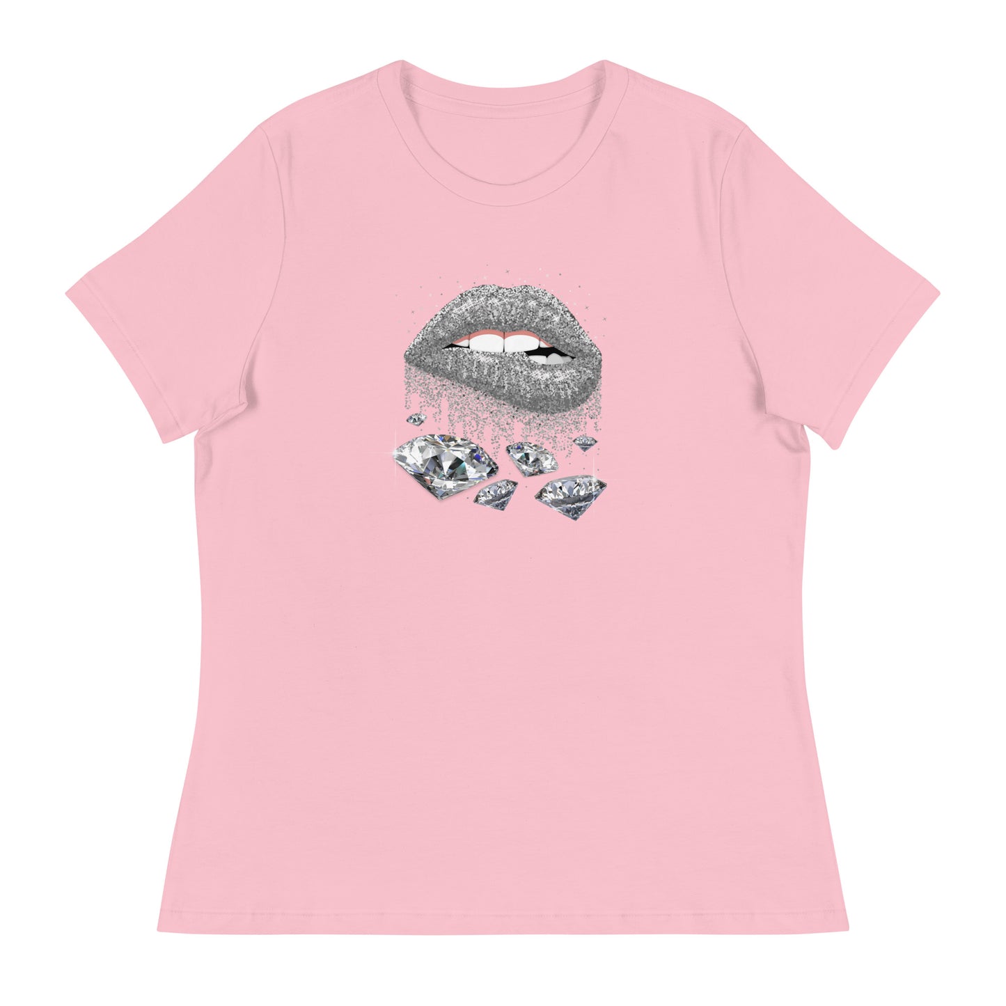 Diamond Lips Women's Relaxed T-Shirt