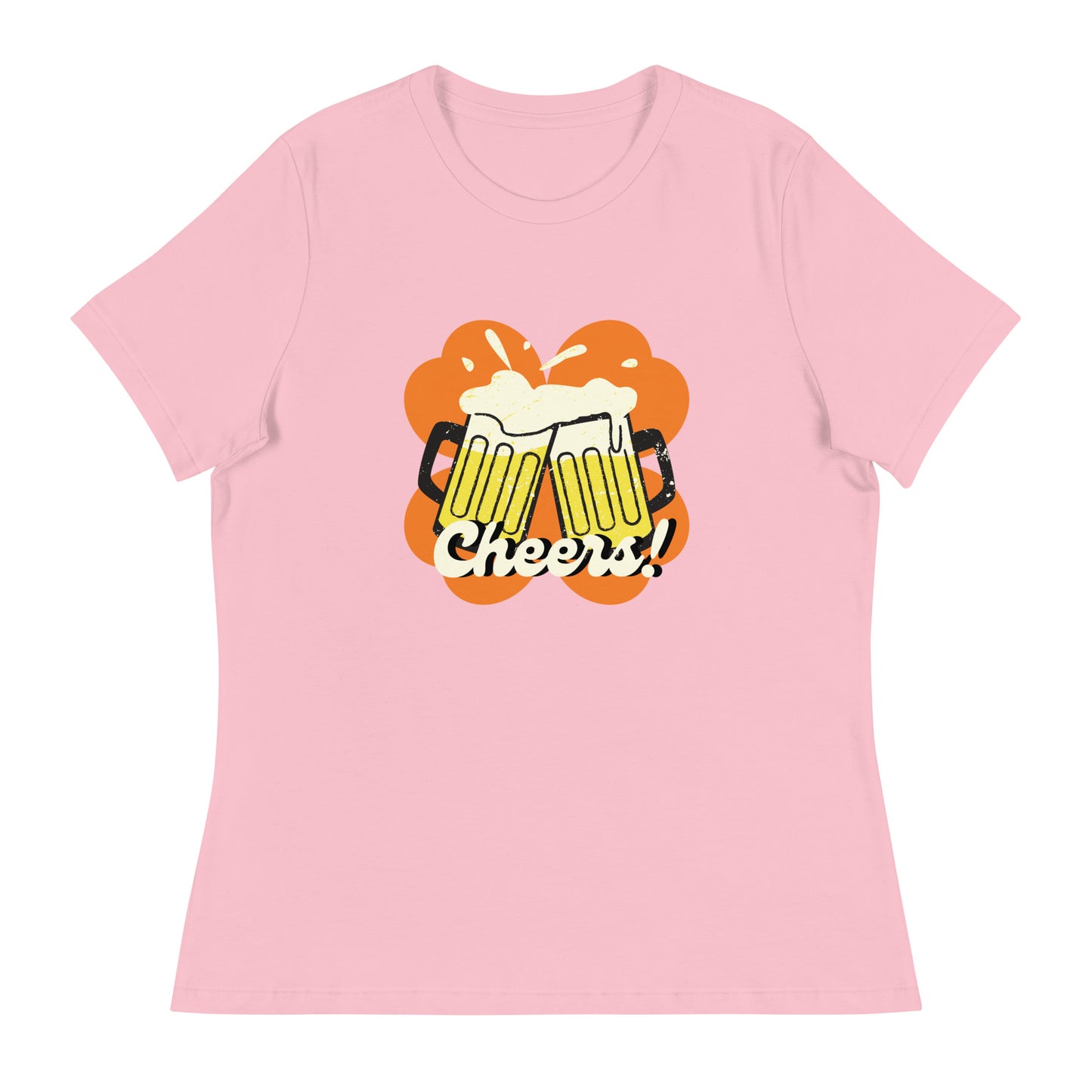 Beer Cheers Lucky Clover Women's Relaxed T-Shirt