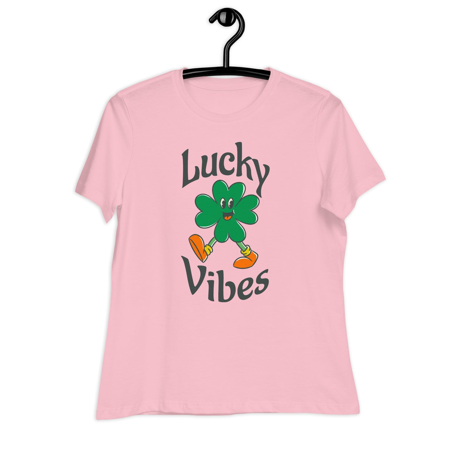 Lucky Vibes Clover Women's Relaxed T-Shirt