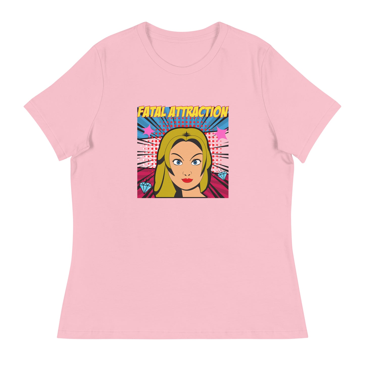 Fatal Attraction pop art Women's Relaxed T-Shirt