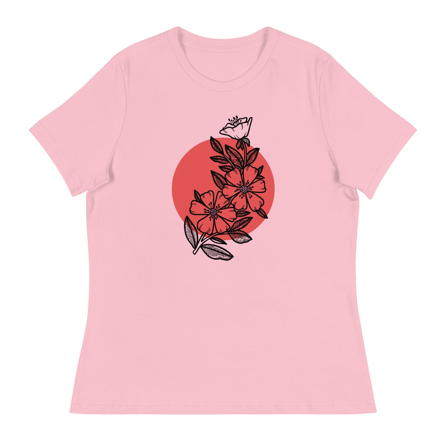 Cherry Blossom Japanese Sun Women's Relaxed T-Shirt