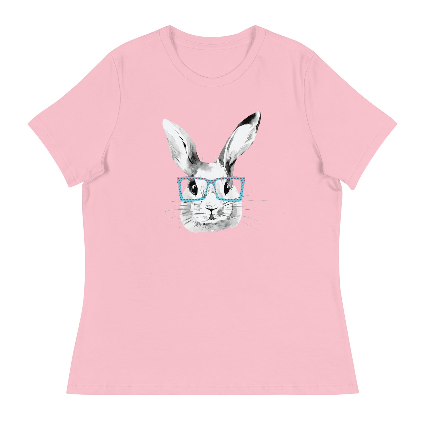 Easter Bunny with glasses Women's Relaxed T-Shirt