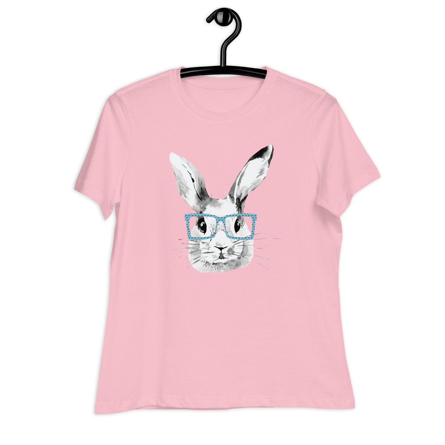 Easter Bunny with glasses Women's Relaxed T-Shirt