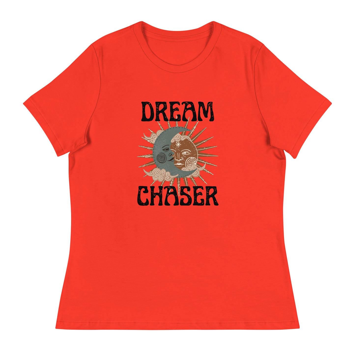 Dream Chaser sun moon Women's Relaxed T-Shirt