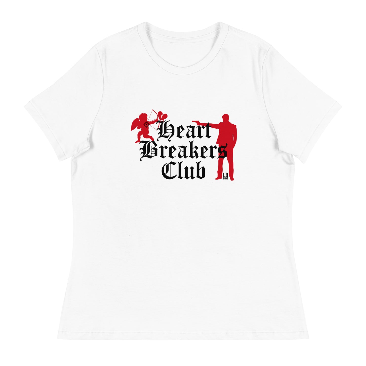 Cupid's "Heart Breakers Club" Women's Relaxed T-Shirt