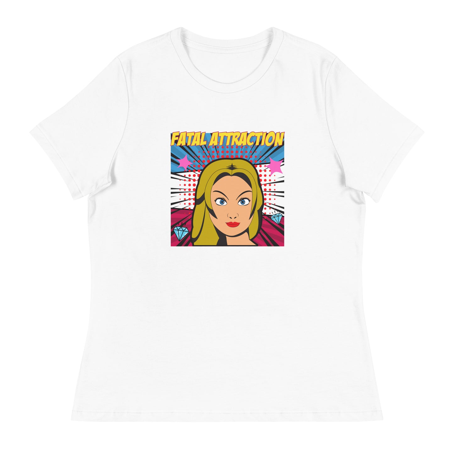 Fatal Attraction pop art Women's Relaxed T-Shirt