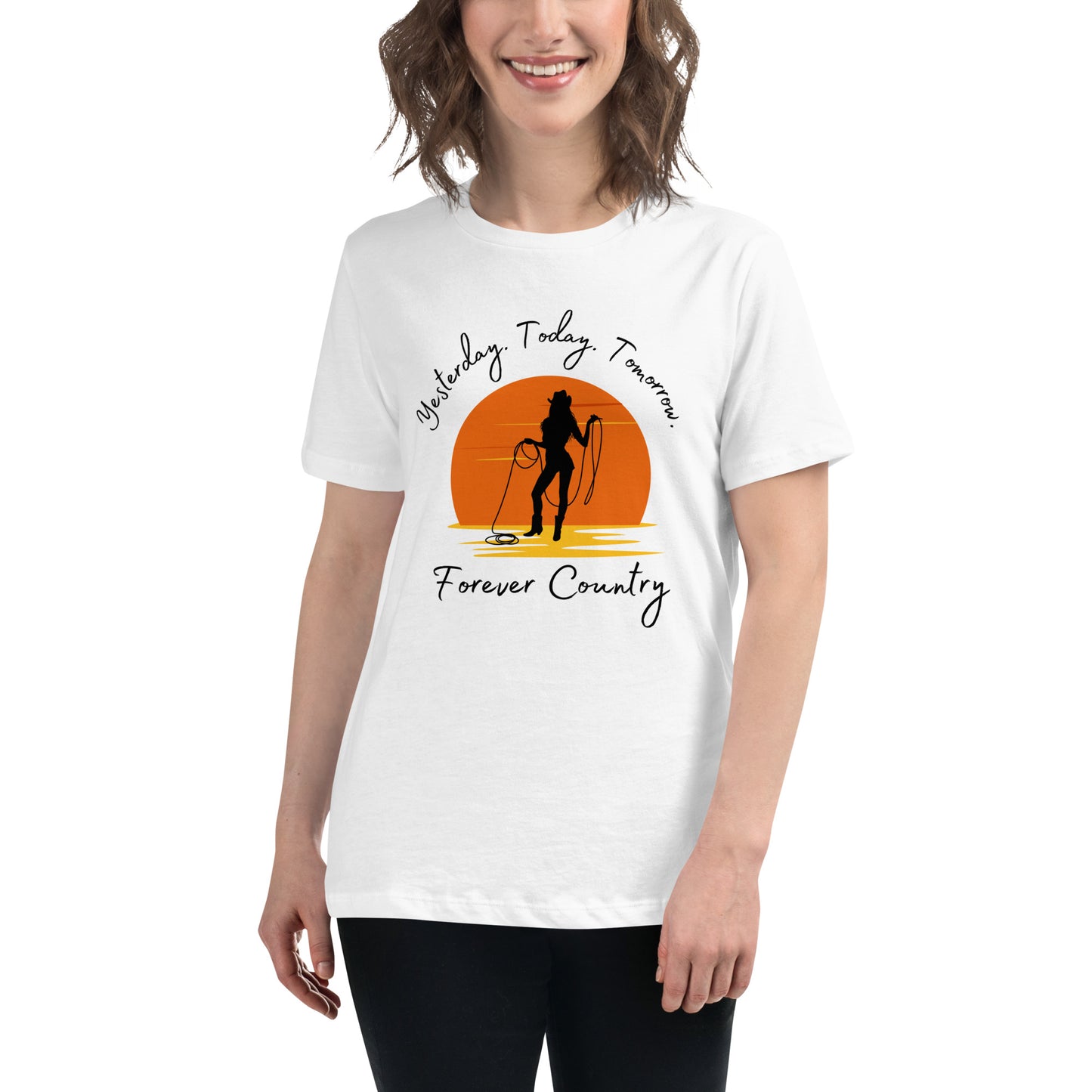 Forever Country - Cowgirl Up Women's Relaxed T-Shirt