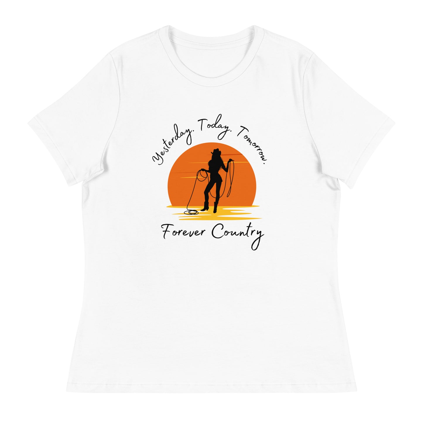 Forever Country - Cowgirl Up Women's Relaxed T-Shirt