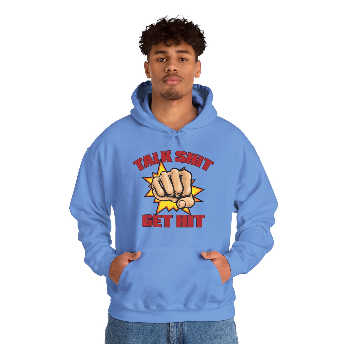 Talk Shit Get Hit Unisex Heavy Blend™ Hooded Sweatshirt