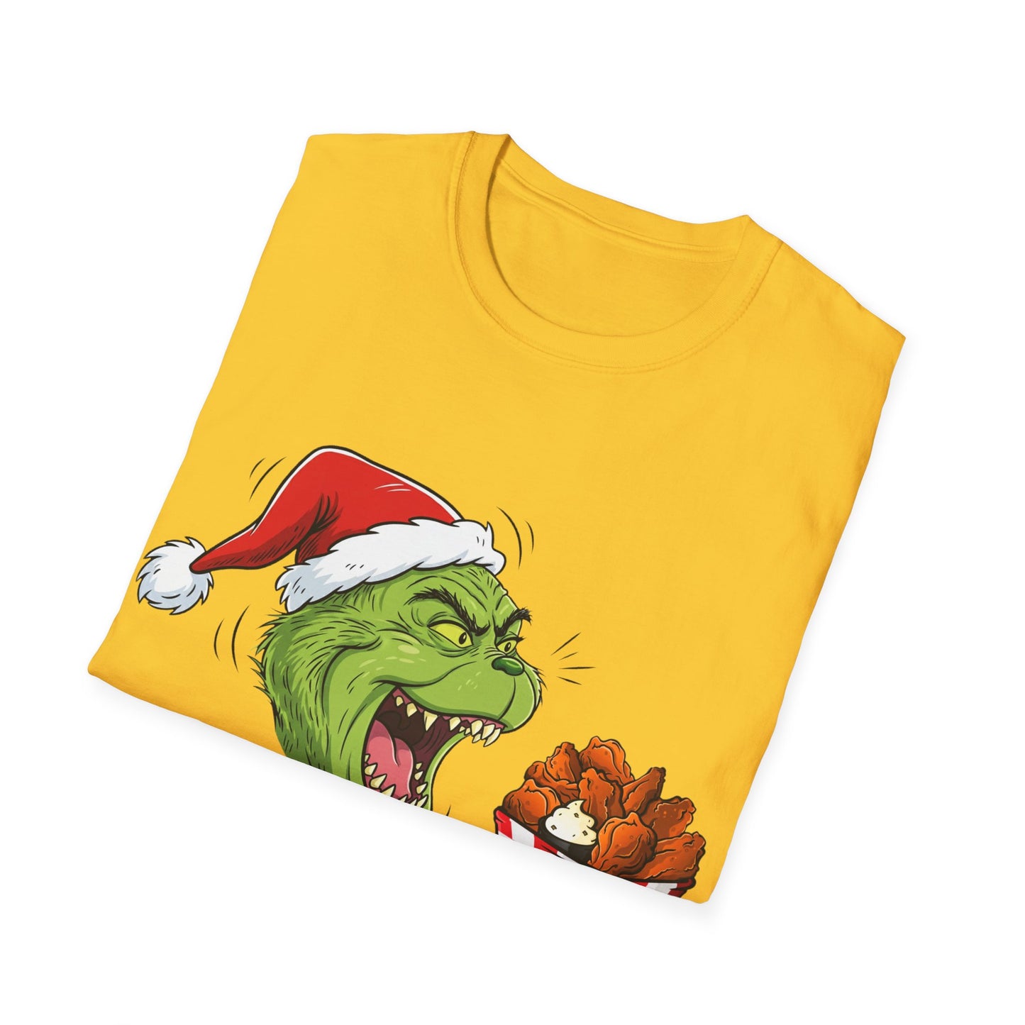 Grinch Buffalo Wings Unisex Softstyle T-Shirt