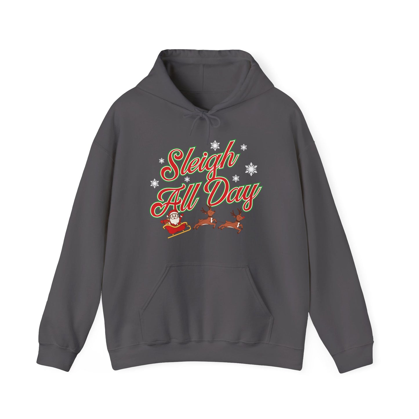 Sleigh All Day Santa Unisex Heavy Blend™ Hooded Sweatshirt