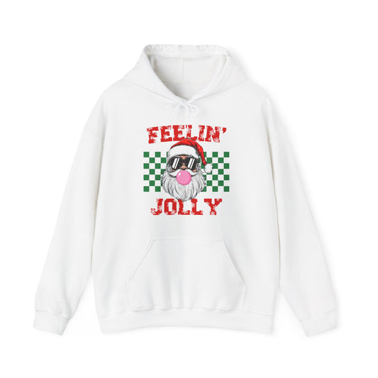 Santa Feelin' Jolly Unisex Heavy Blend™ Hooded Sweatshirt