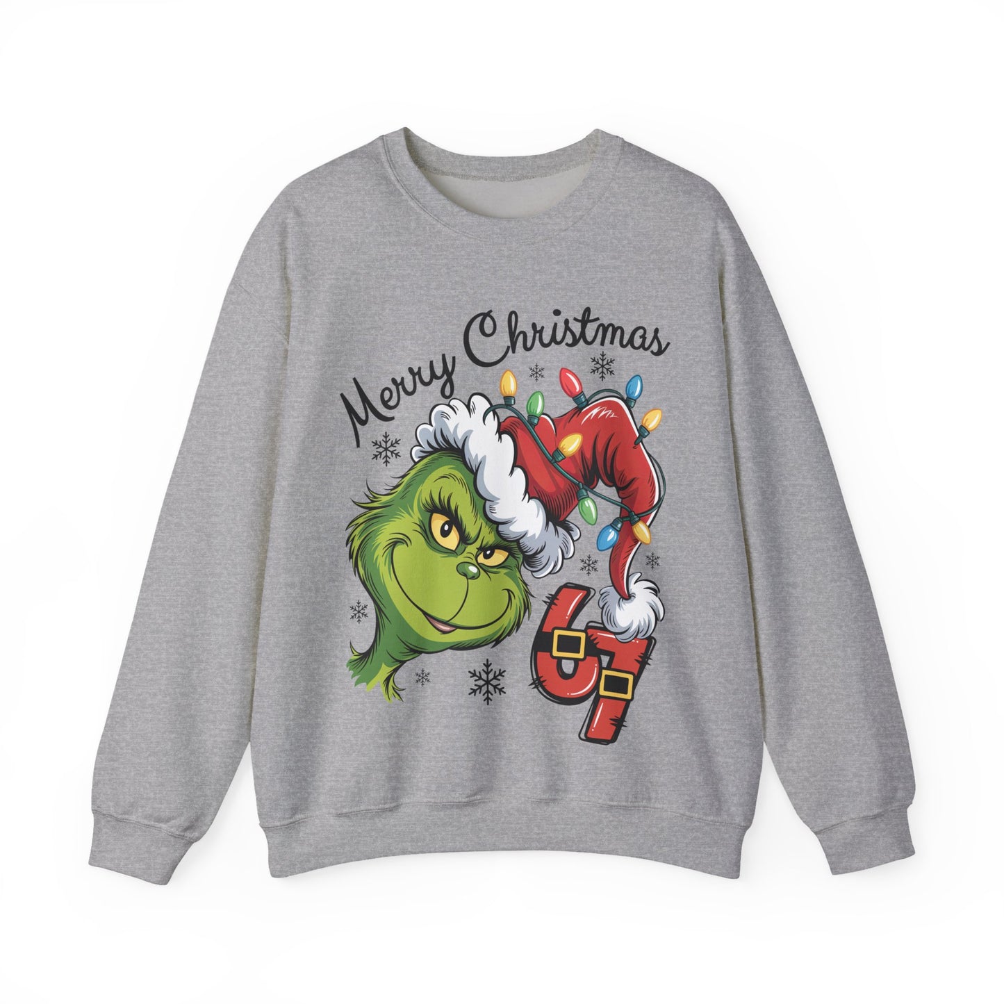 Grinch 6 7 Six Seven Unisex Heavy Blend™ Crewneck Sweatshirt
