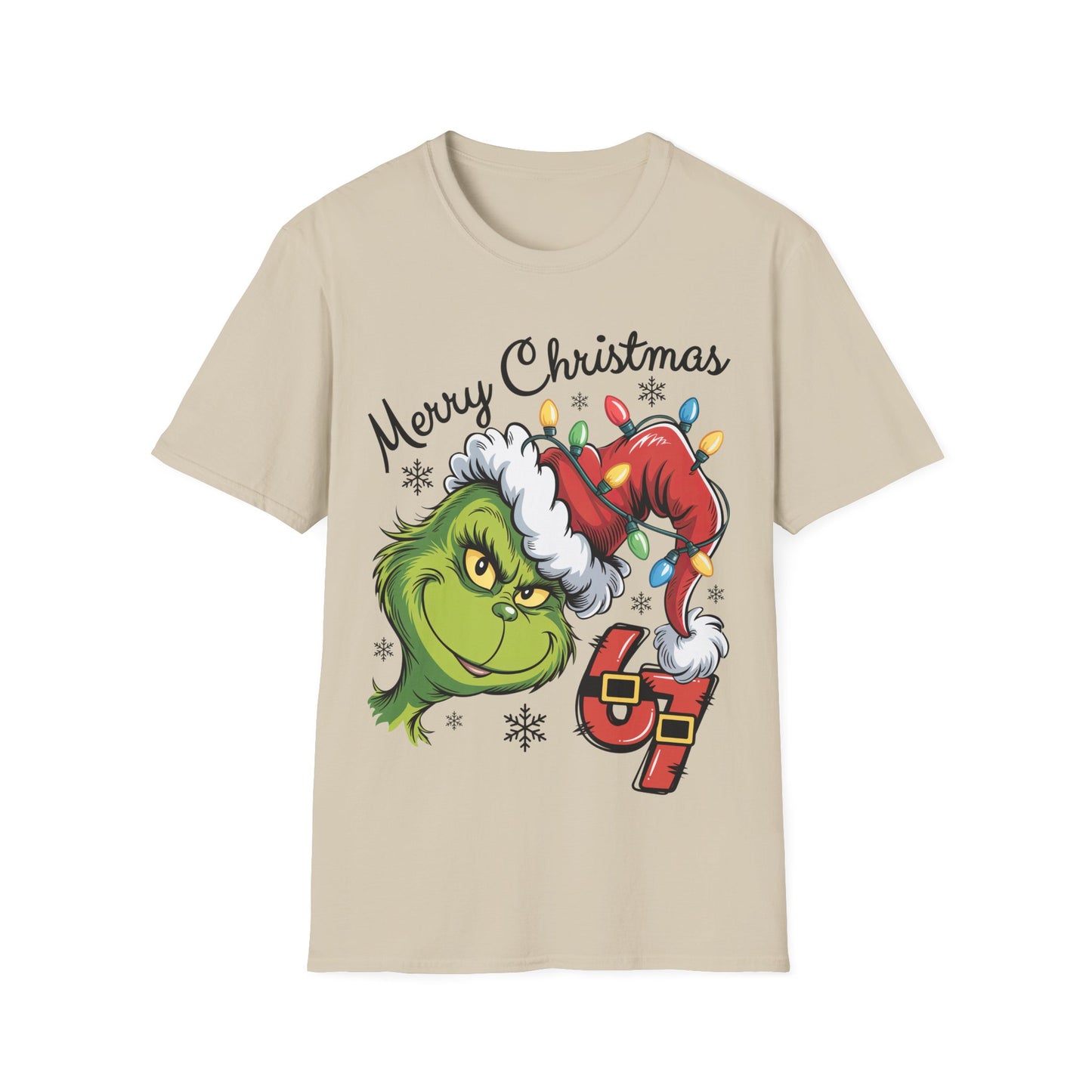 Grinch 6 7 Six Seven Unisex Softstyle T-Shirt