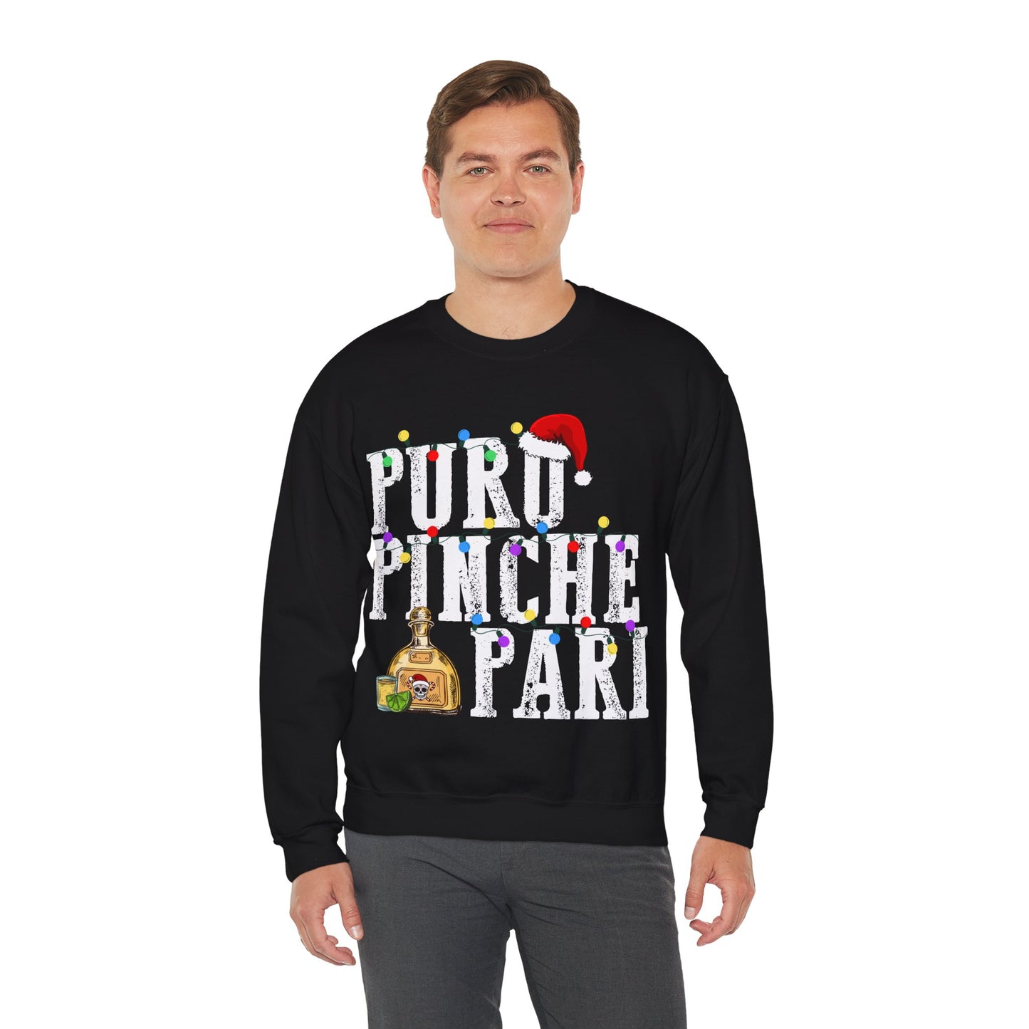 Puro Pinche Pari Unisex Heavy Blend™ Crewneck Sweatshirt