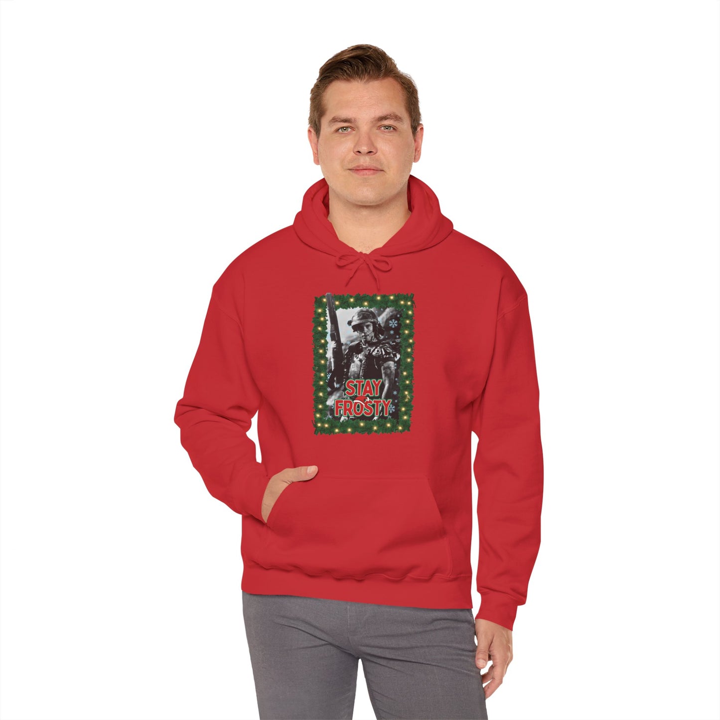 Stay Frosty Corporal Hicks Unisex Heavy Blend™ Hooded Sweatshirt