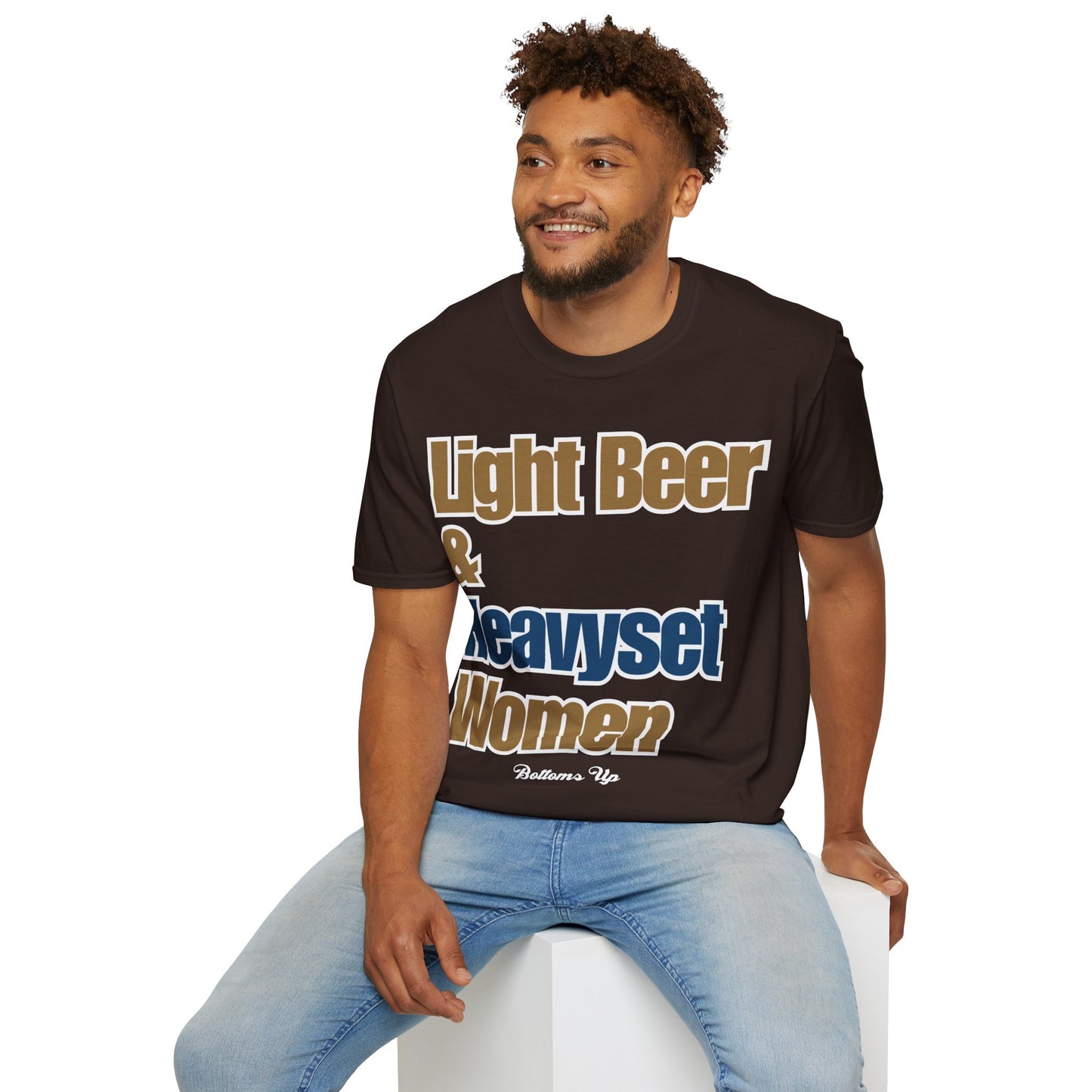Light Beer & Heavyset Women Unisex Softstyle T-Shirt