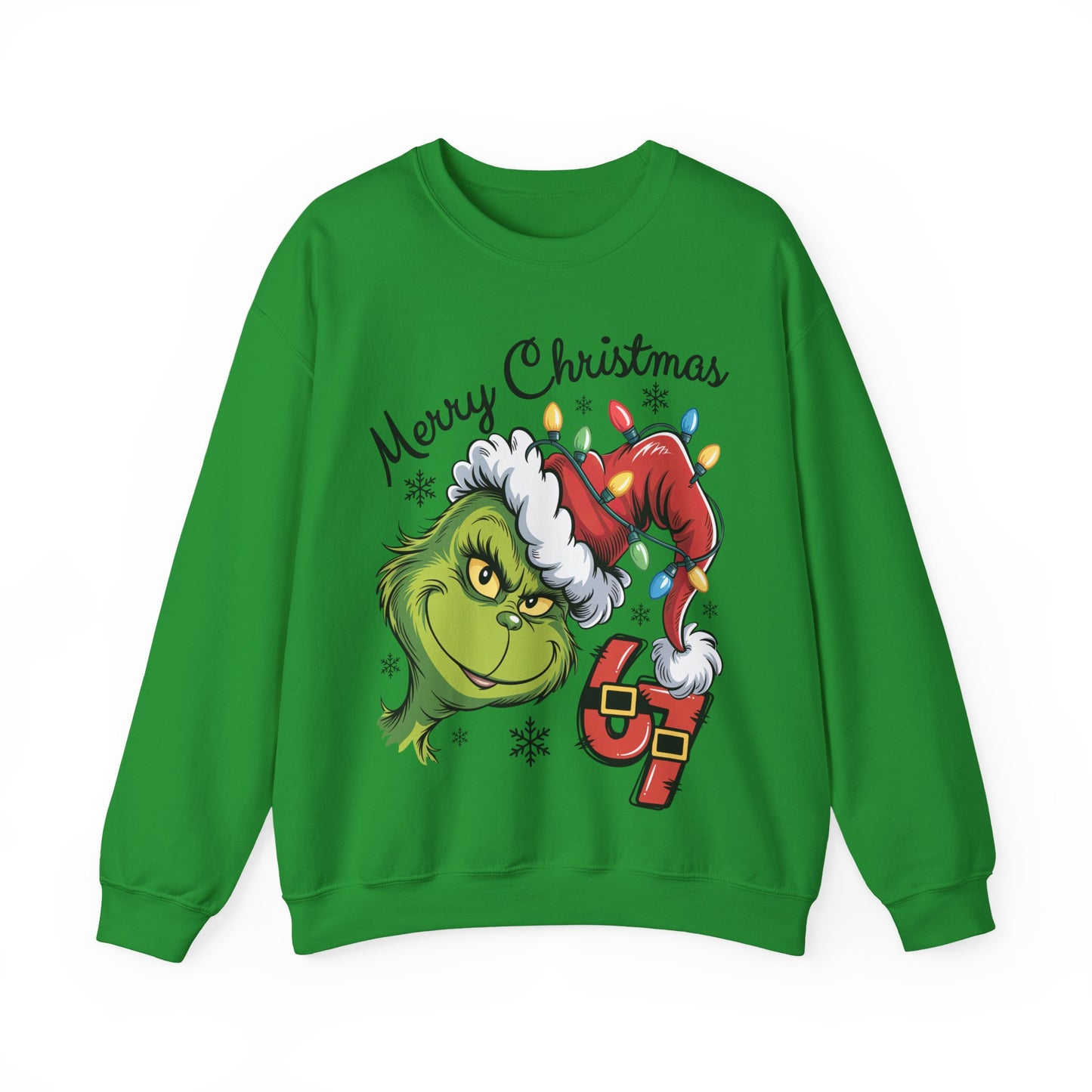 Grinch 6 7 Six Seven Unisex Heavy Blend™ Crewneck Sweatshirt