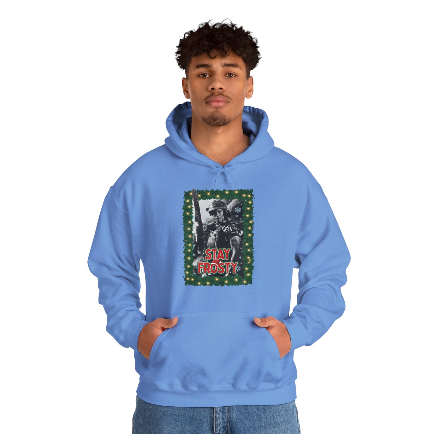 Stay Frosty Corporal Hicks Unisex Heavy Blend™ Hooded Sweatshirt