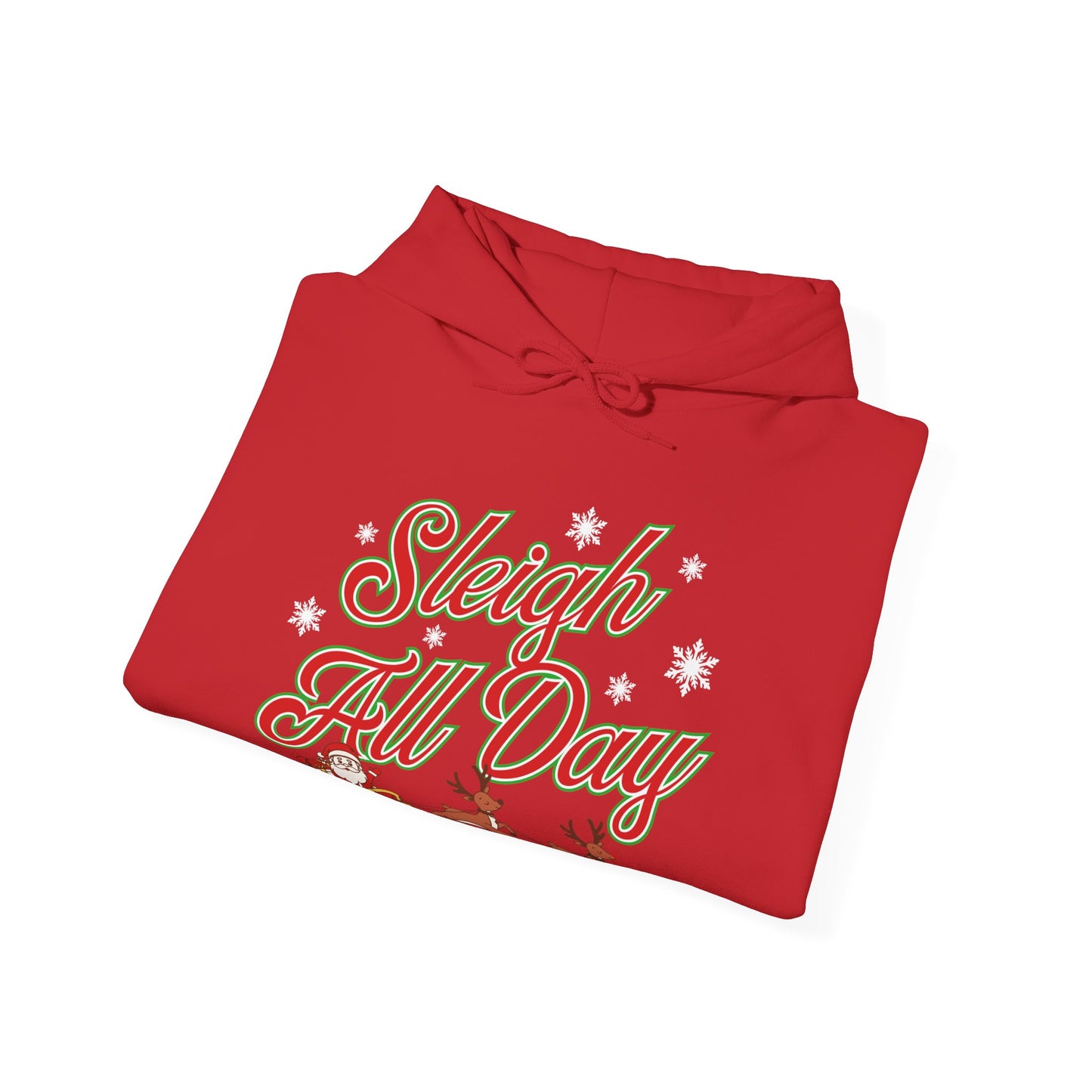 Sleigh All Day Santa Unisex Heavy Blend™ Hooded Sweatshirt