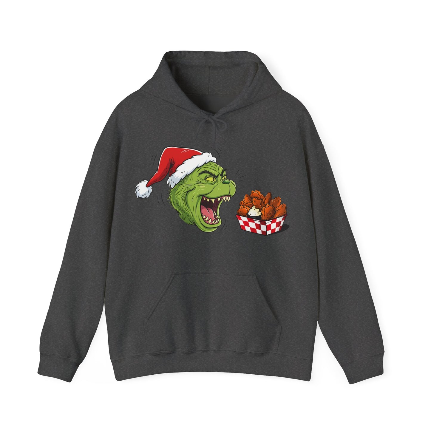 Grinch Buffalo Wings Unisex Heavy Blend™ Hooded Sweatshirt