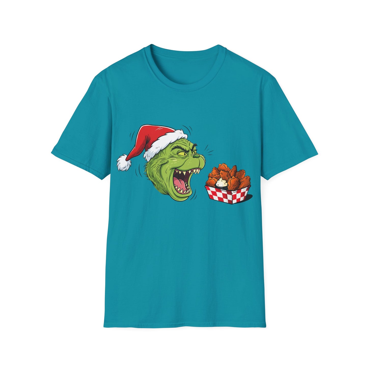 Grinch Buffalo Wings Unisex Softstyle T-Shirt