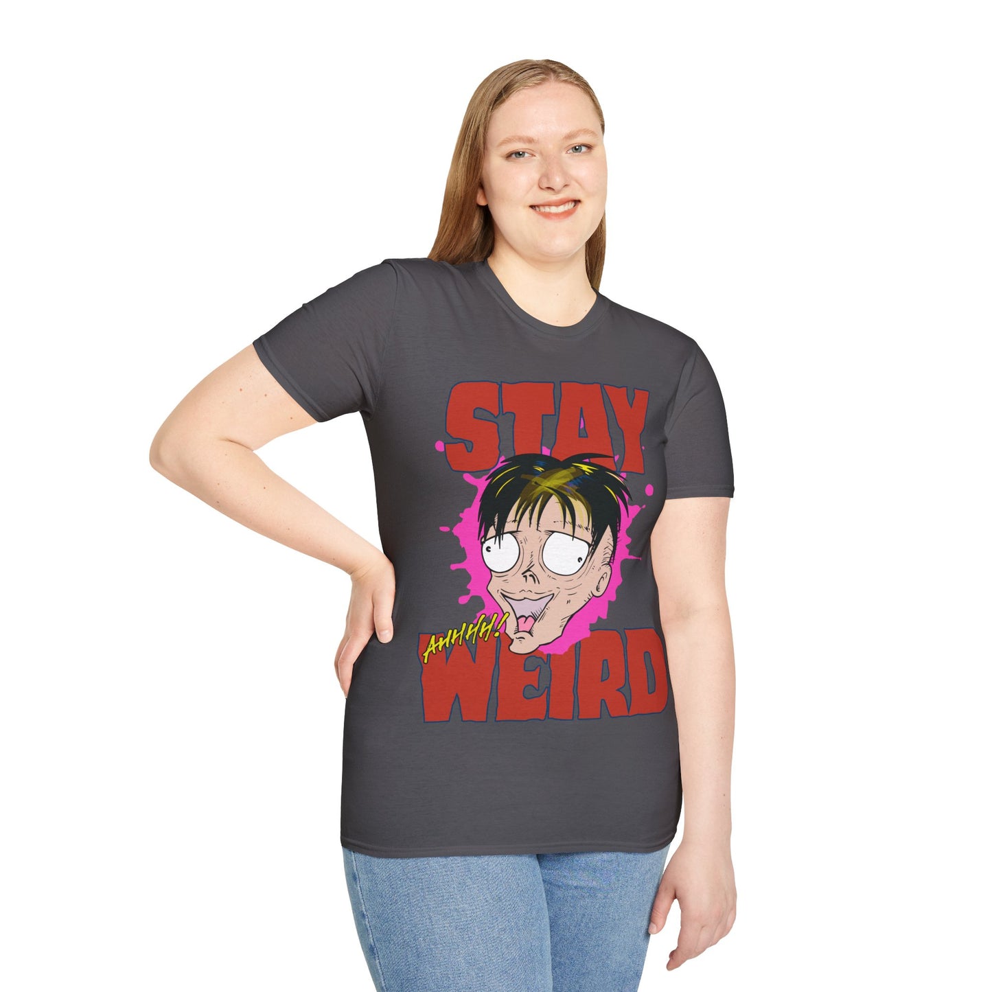 Stay Weird Unisex Softstyle T-Shirt