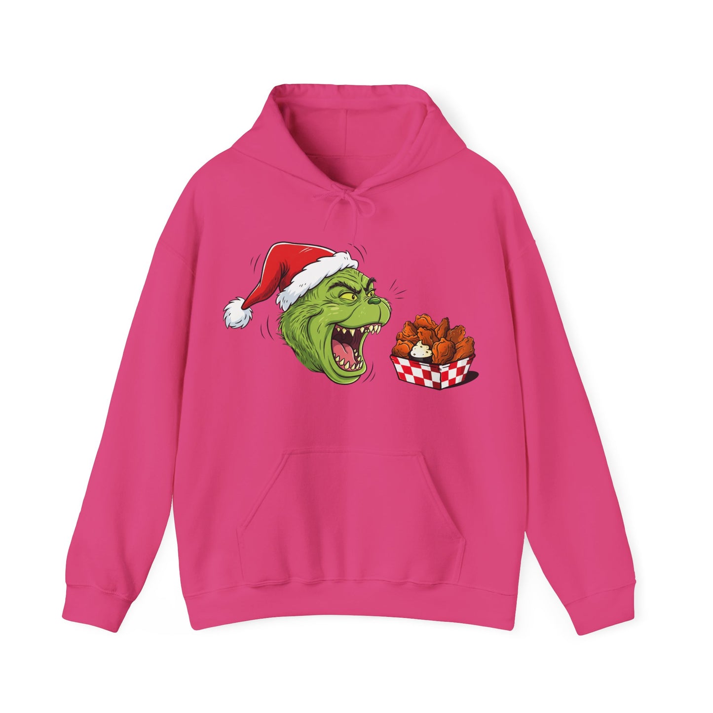 Grinch Buffalo Wings Unisex Heavy Blend™ Hooded Sweatshirt