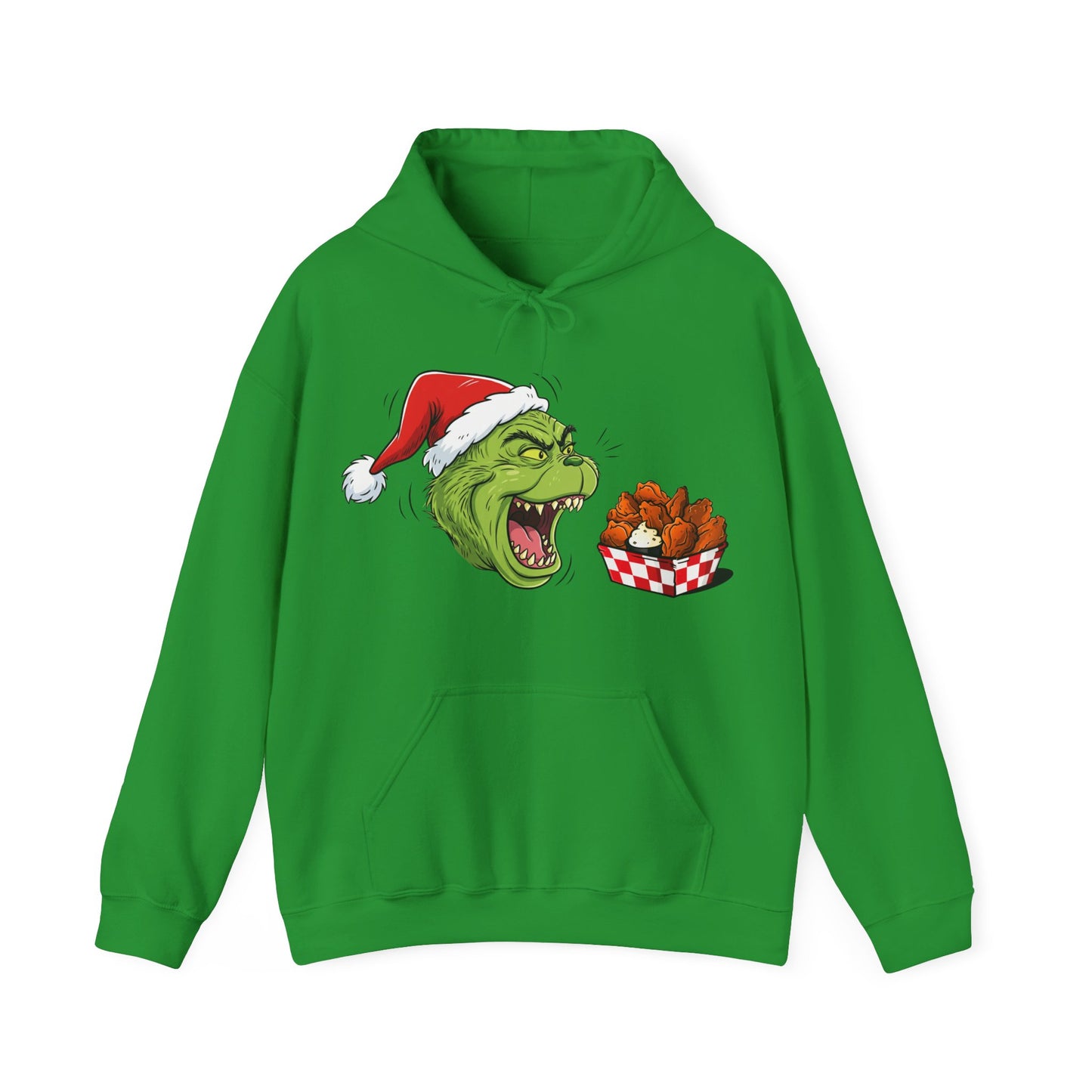 Grinch Buffalo Wings Unisex Heavy Blend™ Hooded Sweatshirt