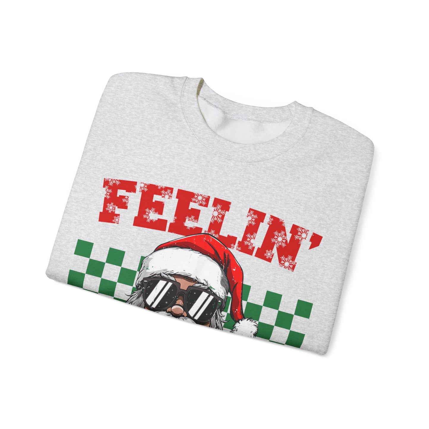 Santa Feelin' Jolly Unisex Heavy Blend™ Crewneck Sweatshirt