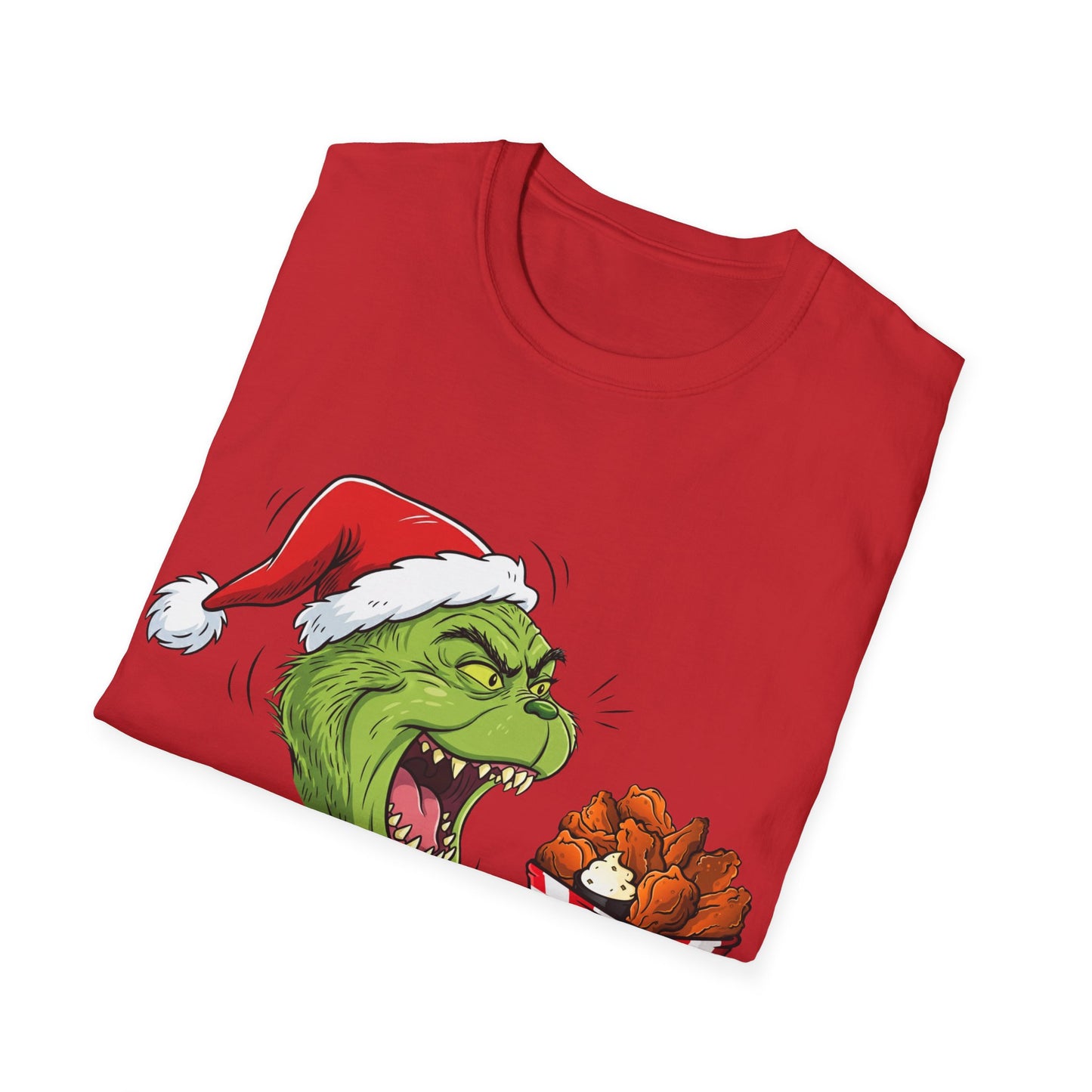Grinch Buffalo Wings Unisex Softstyle T-Shirt